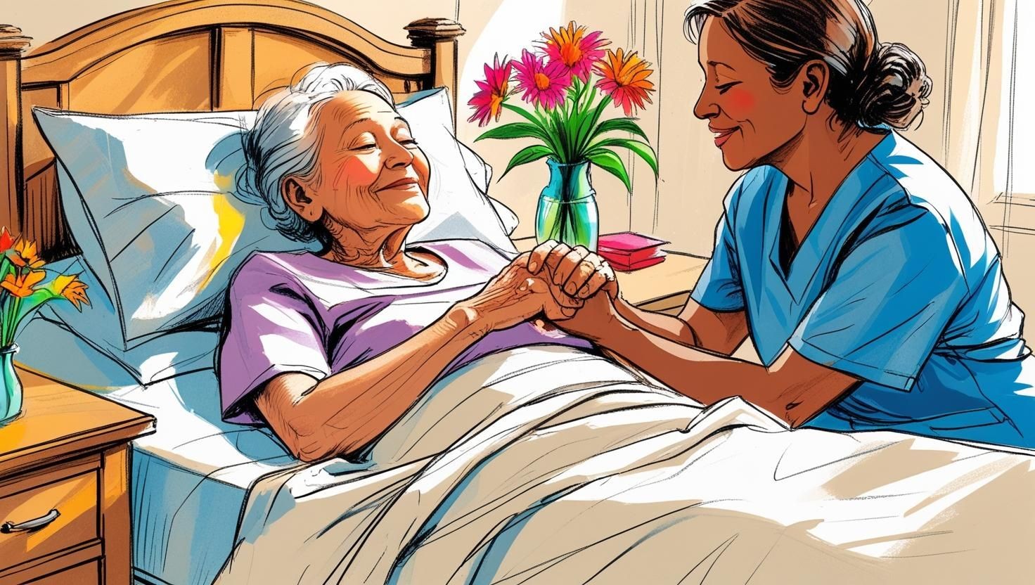 "Caregiver providing 24-hour hospice support, personal care, respite care for families, and housekeeping services for seniors in Mississauga, Brampton, and Peel Region."